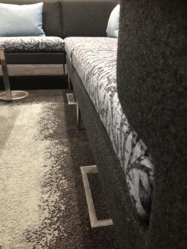 @Orangebox_Ltd @camira @AndrewInterface ...
#CardiffBusinessSchool!
Vale Sofa in Camira Tangled..nice carpet Andrew!