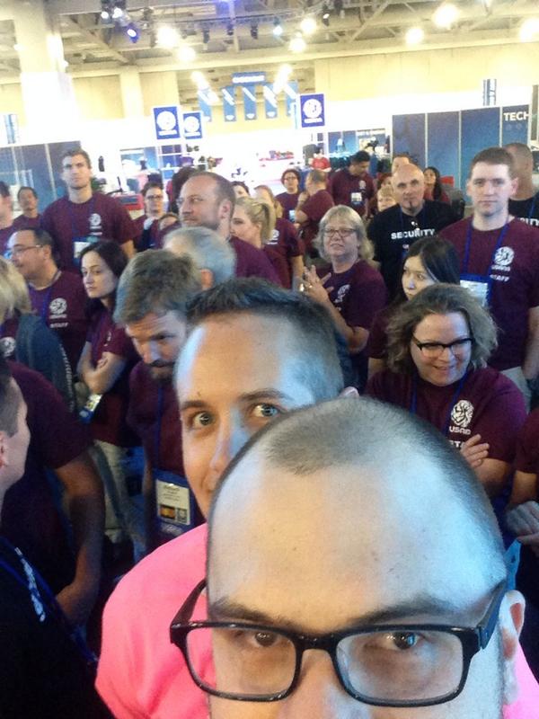 NickLivesIt's tweet photo. Trollin' the employee photo with @tayromney11. http://t.co/cjMS5X5YEh