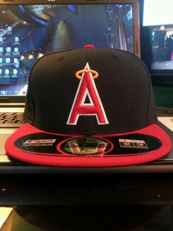 RaMmaHn's tweet photo. @Angels Turn Back the Clock tonight!! Will be reppin' hard in Sec.125 tonight!! #getyourRETROon #freshcap Go #Halos http://t.co/6e9KsKExiJ