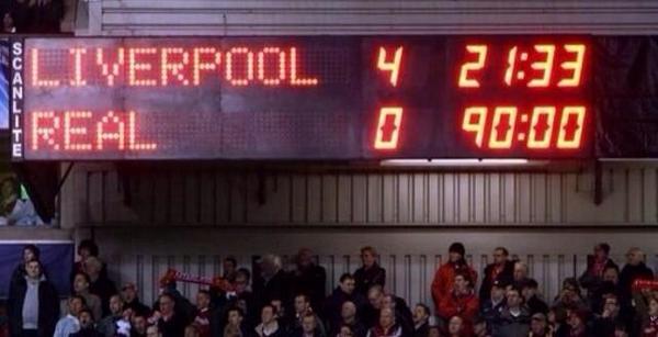 pboro5times's tweet image. Not many teams have had this score line on their scoreboard. Stuff of dreams #AnfieldGlory