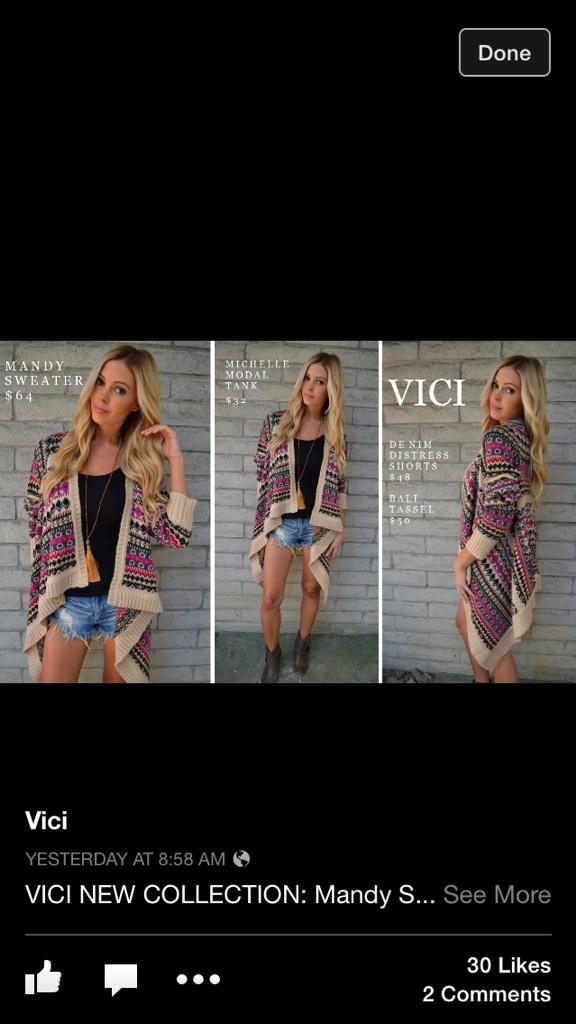 VICIDOLLS's tweet photo. VICI FALL COLLECTION! Mandy Sweater! #CozyChic #ShopVici at 
http://t.co/wFVVz4dmwB 925.954.7475 #Retweet&amp;Favorite http://t.co/Zg5Dal2fth