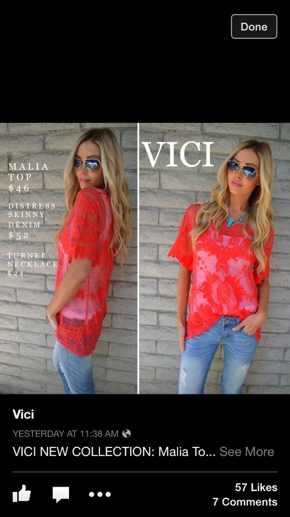 VICIDOLLS's tweet photo. VICI NEW COLLECTION! Malla top! #Obsessed #ShopVici at 
http://t.co/wFVVz4dmwB 925.954.7475 http://t.co/EmlJMSaXL8