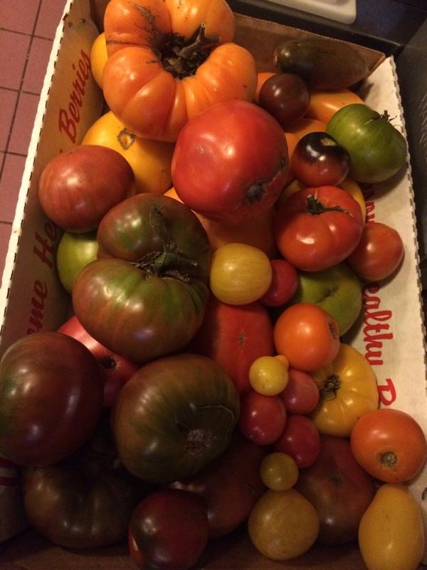 chefcousin's tweet image. #Hierloom tomatoes