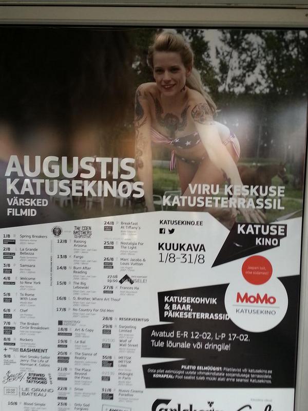 #brokencirclebrakedown en #veerlebaetens, ook in het winkelcentrum van Tallinn!