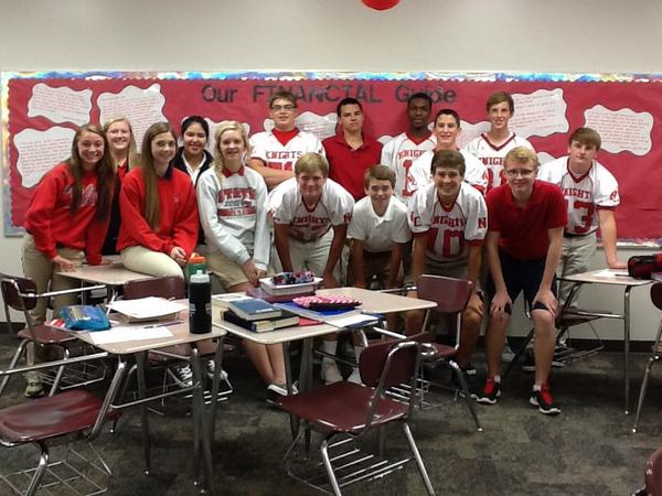 TroyBerryman's tweet image. NorfolkCatholic Finance class realizes where financial responsibility starts #scripturebased #finance #catholicedchat