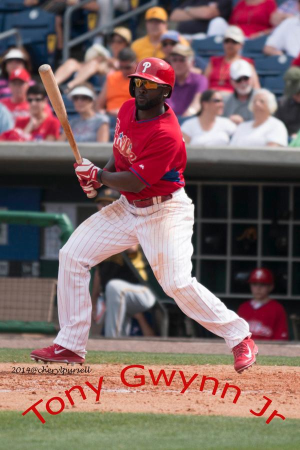 CherylPursell's tweet photo. Seems like yesterday @tonygwynnjr #springtraining2014 Thanks for playing for @IronPigs #LVProud http://t.co/uVSNpfsXKo