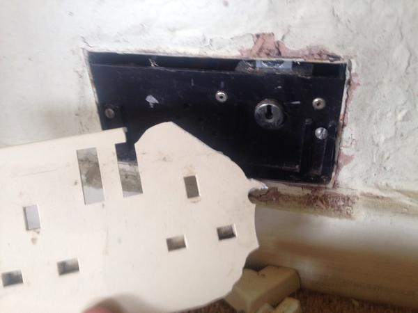 Discovered that this socket was actually a safe today! Never seen anything like it! Couldn't find the key :(