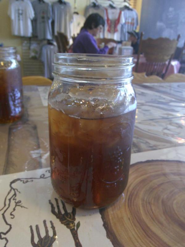 Datadine's tweet image. Tea from a jar kinda day
