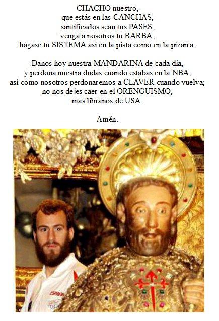 PabloLolaso's tweet photo. Desconozco al autor de esta genialidad, pero toca rezar. http://t.co/1NmERuCSn1