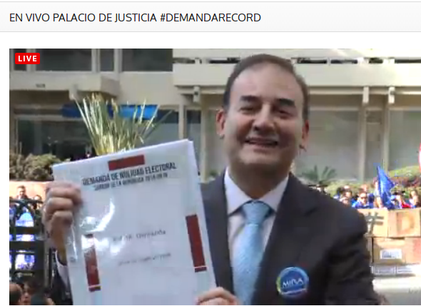 SARITAREYPEREZ's tweet photo. AHORA: En vivo desde @ConsejodeEstado el Presidente de MIRA @Baena explica #DemandaRecord por http://t.co/KOr2pxZcuQ http://t.co/Pf37z7w1Wb