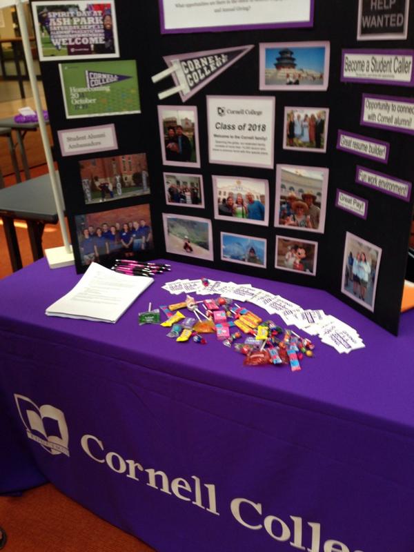 cjwritesalot's tweet photo. Cornell Resource Fair! Recruiting for #phonathon. #nso2014 #BestYearEver http://t.co/3OS5IskjNm