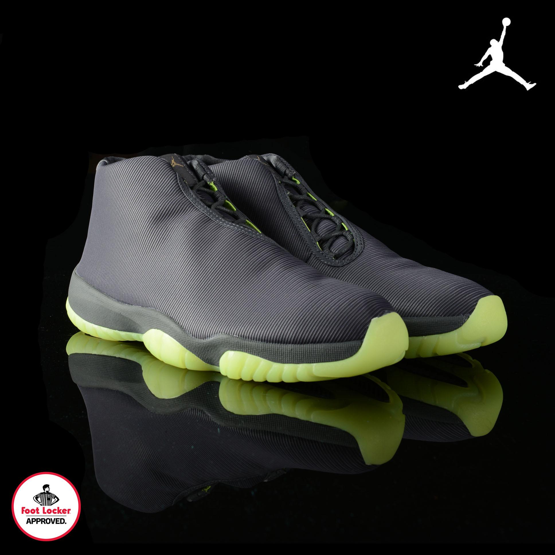 Locker on Twitter: "The 'Dark Grey/Volt' Air Jordan Future is now arriving at select Check your local store for availability. http://t.co/493afZuako" / Twitter