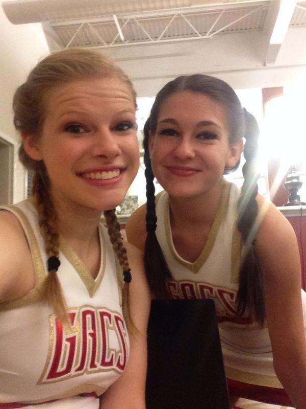 ShowMeTheMonty's tweet photo. redneck selfie with @paigebarkerr #BFFstatus #matchingbraids http://t.co/n9O4IFS6IM