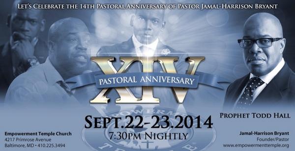 empttempleame's tweet photo. The celebration continues on 9/22-9/23 with @praiseologist at 7:30pm nightly. It's a 2 day revival. Spread The Word! http://t.co/O4OkkOW5FJ