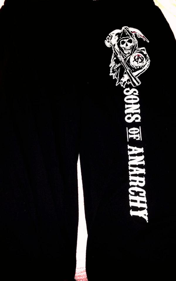 JennaMorasca's tweet image. Fuck yeah got my @SonsofAnarchy gear! We all take this final #ridetohell together. "I got this" @SOAdotNET @sutterink