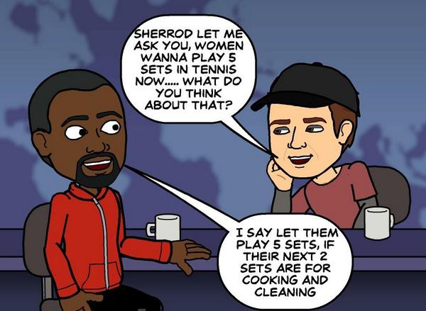 Sherrod_Small's tweet photo. "@Shane_Rodenbeck: A joke by @Sherrod_Small on #RedEye http://t.co/D3THUuFU9X" hahahahah 40Love #SherrodsTwitterArmy #racewars #redeye