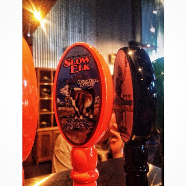 BigSkyBrewing's tweet photo. Looks whatβs hanging around the taproom latelyβ¦ #slowelk #craftbeer http://t.co/b3NaKk8N5T