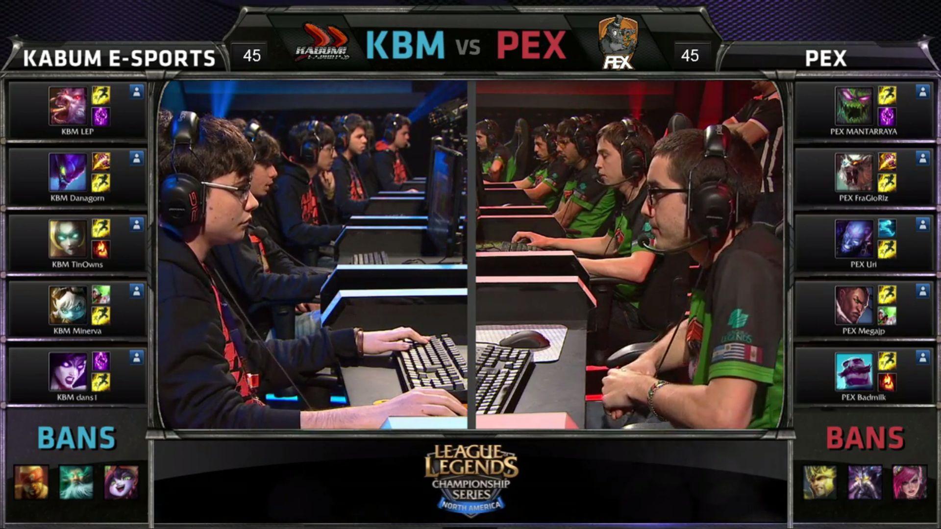 LoL Esports on Twitter "Picks are locked in, and PEX vs Kabum is