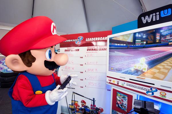 Nintendo's Mario at the fair!