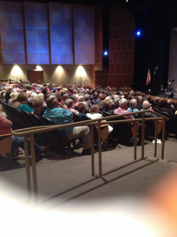ArtsCenla's tweet photo. Our crowd at #brassinblue We're so excited to see @AFBandoftheWest #cenla #artscouncilcenla #music #airforce #live http://t.co/Kd6Qu8rNhz