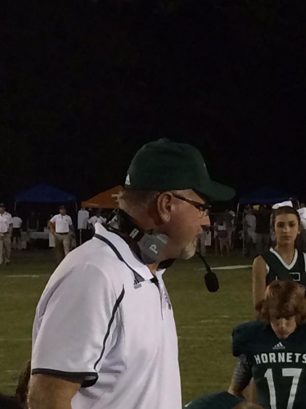 RyanJSiebe's tweet photo. Coach McMillan gives the team talk after his first Carter win as head coach. #hornetnation http://t.co/PmMm37dLN8