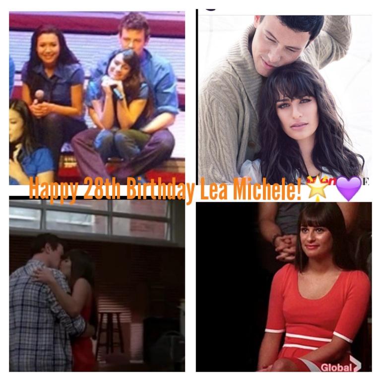 Happy 28th birthday Lea Michele!    !     