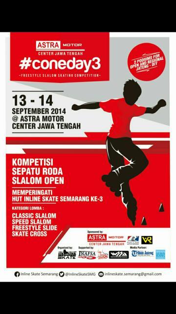 Kompetisi Sepatu Roda, 13 - 14 Sept 2014 di Astra Motor Center Jateng, info <a href="/InlineSkateSMG/">InlineSkate Semarang</a>