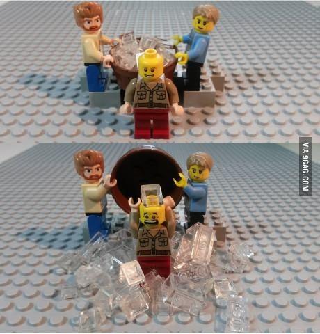LegoIndonesia's tweet photo. The best ice bucket challenge post I've seen thus far http://t.co/LVKPL5EJyL