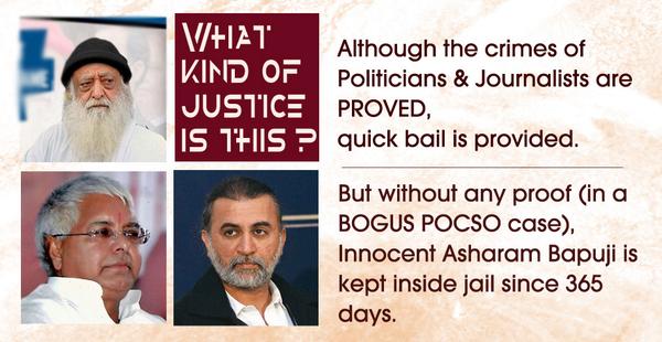 IndiaKranti's tweet photo. Stop being BIASED Jodhpur Police!
Do Fair Probe in Innocent Asaram Bapu Ji's case ASAP!
Why #365DaysOfPOCSOmisuse ? http://t.co/aptwFoJhZX