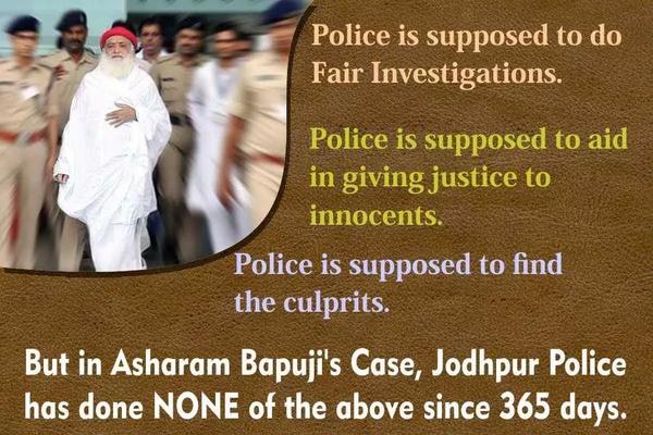 ParshuramOm's tweet photo. If Asaram Bapu Ji case proved BOGUS after trial, who would be responsible for these 365 days? #365DaysOfPOCSOmisuse http://t.co/GMpPgv8wrJ