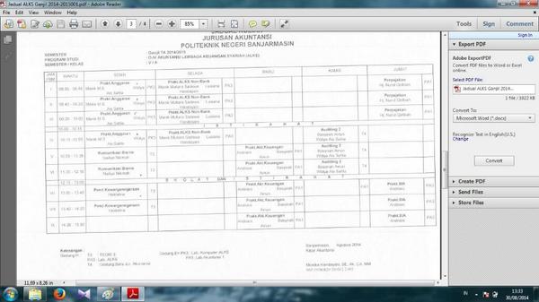 Jadual semester 5 ALKS <a href="/alks2012/">ALKS poliban</a>
