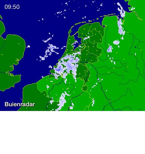 Check het laatste Buienradar radarbeelden