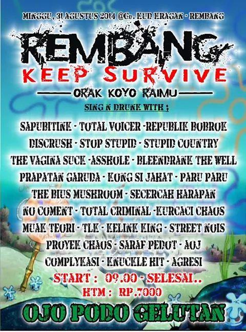KnuckleHit's tweet image. Besok minggu at.rembang jawa tengah total punks!!!! Dont miss it!!!