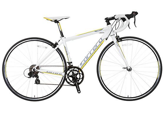 black and yellow carrera bike