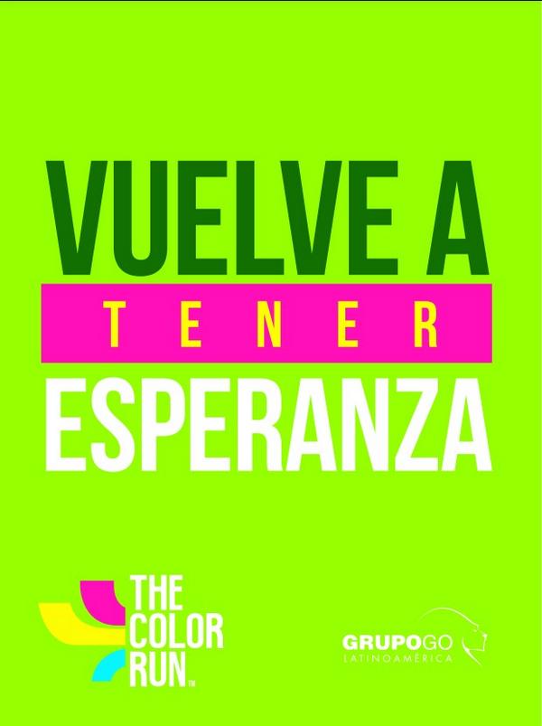 TheColorRunCR's tweet image. Feliz sábado de Esperanza y Felicidad! #actitudcolorrunner