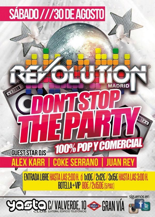 RevolutionRRPP's tweet photo. Fiesta LMFAO en Revolution! Lista Mario Bragado:hasta las 2:00 Entrada gratis, hasta las 3:00 1X10€ 2X12€ ó 3X15€! http://t.co/THhzewWMFy