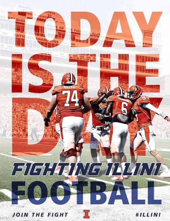 rdheadqt's tweet photo. Thank the gods college football is back! If only I could get a pumpkin spice latte too. #oskeewowwow #ILL http://t.co/lFJoZzlx0E