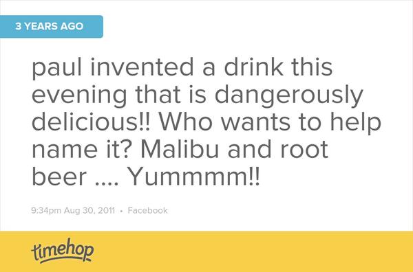 Splinky10's tweet photo. wow the malibeer had been around and enjoyed for 3 years!   http://t.co/lERPsyPIG1 http://t.co/RvnahS1ov5