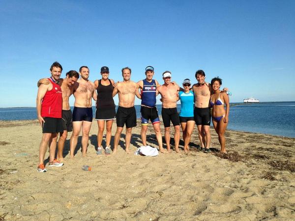 ACKTRI's tweet photo. 1st leg finishers #ackrockrun2014 http://t.co/QqzbBKAffj