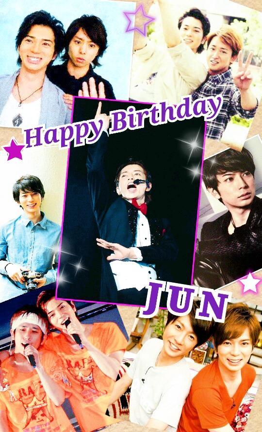 Happy Birthday dear
                       Jun Matsumoto.  *   "   "                                           
