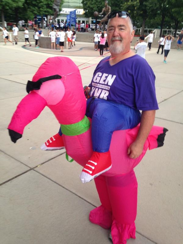 NickLivesIt's tweet photo. Nick's Totally Unofficial Social Media Costume Award goes to @grumpyvic for this gem. 
#usana14 #championsforchange http://t.co/Owuj4HDd0q