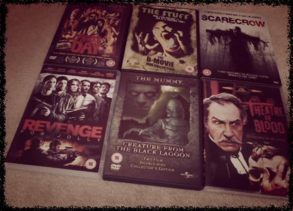 DaisyDazied's tweet photo. The Film Selection: #FathersDay #TheStuff #Scarecrow #RevengeForJolly 
#CreatureFromTheBlackLagoon #TheatreOfBlood http://t.co/oqF0FBiCWq