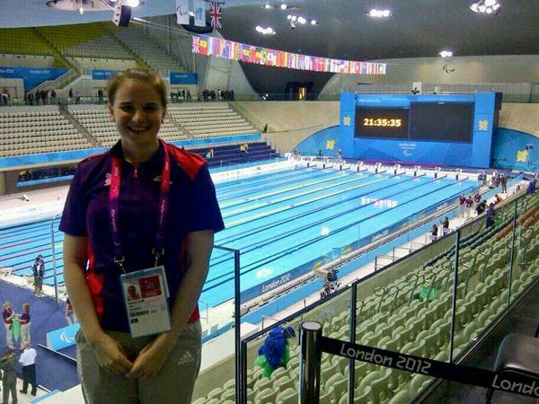StephESlater's tweet photo. 2yrs ago was stood here as a Gamesmaker now I'm taking part in #NPD2014 2day!#inspired @C4Paralympics @ParalympicsGB http://t.co/OvWfs01uEK