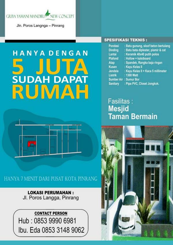 Dapatkan Marketing Fee 1.5 Jt per unit rumah bagi yg berhasil menjualkan hanya berlaku sd. September 2014,