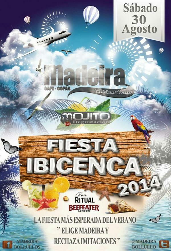 Juanma_Dz's tweet photo. Llega la FIESTA MAS ESPERADA DEL VERANO!! IBICENCA EN @MadeiraBollullo VEN DE BLANCO!! Rechaza IMITACIONES!!! http://t.co/Fy7Ab0ls5r