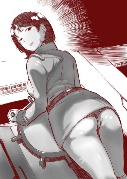 最初にホワイトベースのブリッジに模した部屋に通されてちょっとしたムービーが流れてたけどまん前にいたミライさんのお尻に夢中で頭に入らなかった。 