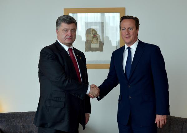 Порошенко проводит встречу с британским премьером Кэмероном, - АПУ