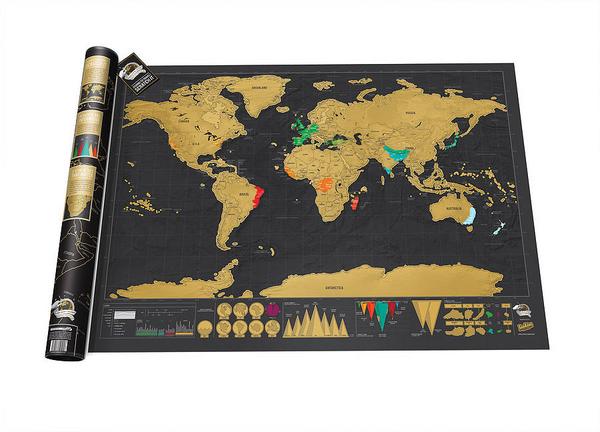 WowThingsDesign's tweet image. Scratch Map versione Deluxe! Personalizza la tua cartina, grattando i posti che hai visitato!