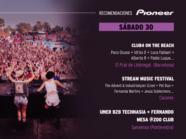 PioneerSpain's tweet photo. ¡Seguimos con más planazos para este sábado! @Club4_Bcn @Stream_fest @zooclubspain @Paco_Osuna @lucafabiani2 @PETDuo http://t.co/VNAQHHkQYQ