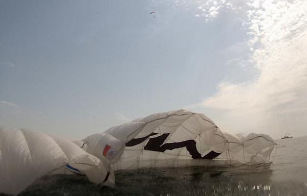 JeremyCohnTV's tweet photo. PICS: View from @lucasoilair parachuter Nick Halseth as he jumps from a plane at #CIAS2014. #Toronto http://t.co/SjFGTEfrYJ